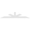 Ekena Millwork Saratoga Architectural Grade PVC Gable Bracket, 72"W x 15"H x 2"D x 4"F, 5/12 Pitch GBP072X15X0204SAR00 - alternate 5